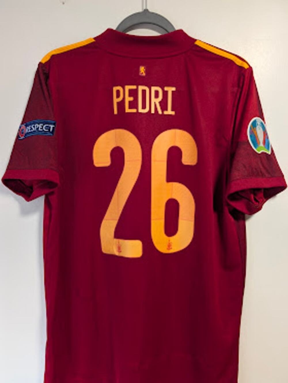 Spain Pedri Euro 2020 Jersey Large adidas